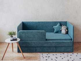 Диван-кровать Happy (бирюзовый) в Чулыме - chulym.mebel-nsk.ru | фото