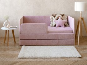Диван-кровать Happy (розовый) в Чулыме - chulym.mebel-nsk.ru | фото