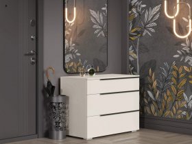 Комод с 3 ящиками Айри КМ-001 (кашемир) в Чулыме - chulym.mebel-nsk.ru | фото
