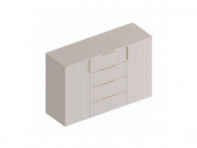 Комод с 4 ящ., 2створ. «Тефия» (тефия/софт сантьяго) в Чулыме - chulym.mebel-nsk.ru | фото