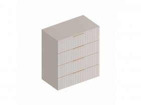 Комод с 4 ящ. «Тефия» (тефия/софт сантьяго) в Чулыме - chulym.mebel-nsk.ru | фото