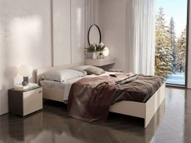 Кровать двухспальная 1,6м Гиза в Чулыме - chulym.mebel-nsk.ru | фото