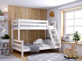 Кровать двухъярусная Адель (белый) в Чулыме - chulym.mebel-nsk.ru | фото
