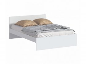 Кровать двуспальная 1,4м Бруклин СБ-3353 (белый) в Чулыме - chulym.mebel-nsk.ru | фото