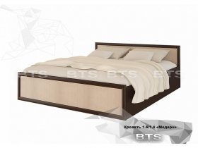 Кровать двуспальная 1,4м Модерн (BTS) в Чулыме - chulym.mebel-nsk.ru | фото