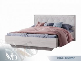 Кровать двуспальная 1,6м Кимберли КР-13 в Чулыме - chulym.mebel-nsk.ru | фото