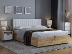 Кровать двуспальная 1,6м Юлия в Чулыме - chulym.mebel-nsk.ru | фото