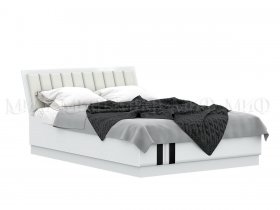 Кровать двуспальная с подъем.мех. 1,6м Магнолия в Чулыме - chulym.mebel-nsk.ru | фото
