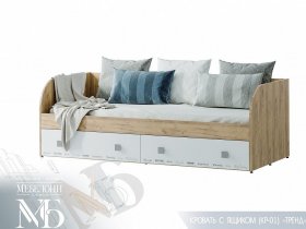 Кровать с ящиками Тренд КР-01 в Чулыме - chulym.mebel-nsk.ru | фото