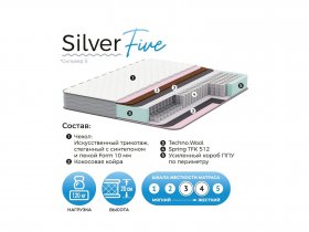 Матрас Silver Five в Чулыме - chulym.mebel-nsk.ru | фото