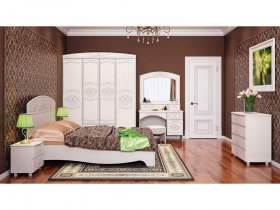 Модульная спальня Каролина в Чулыме - chulym.mebel-nsk.ru | фото