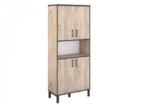 Шкаф для документов Шк050.0 Гермес лофт (дуб крафт серый) в Чулыме - chulym.mebel-nsk.ru | фото