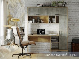 Стол письменный  Техно в Чулыме - chulym.mebel-nsk.ru | фото