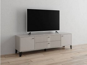 Тумба под ТВ Парус-10 (кашемир/сантьяго софт) в Чулыме - chulym.mebel-nsk.ru | фото